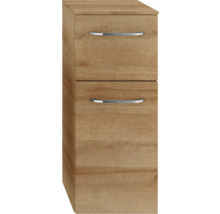 Badezimmerschrank mit zwei Schubladen und Griffen