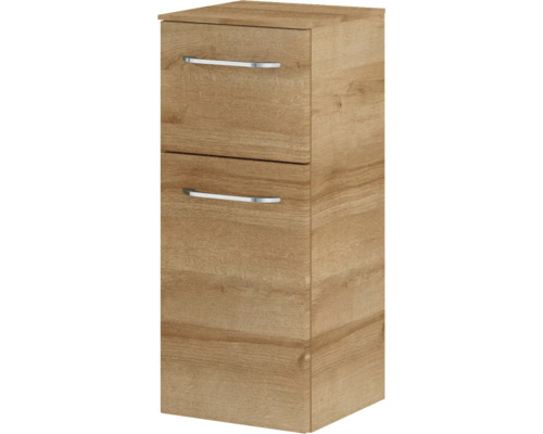 Hochschrank mit zwei Schubladen für das Badezimmer