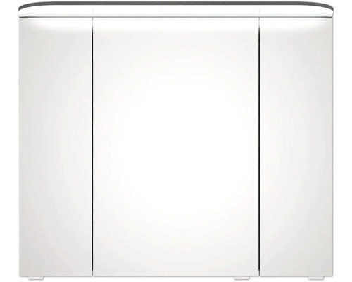 Weißer Bad-Unterschrank mit drei Türen