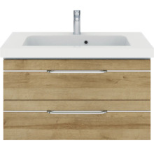 Waschtischunterschrank mit zwei Schubladen und Waschbecken
