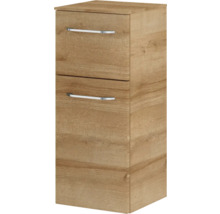 Badezimmer Hochschrank mit zwei Schubladen und Griffen