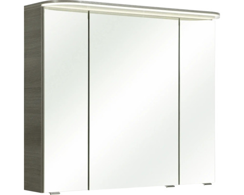 Spiegelschrank mit drei Türen und Beleuchtung