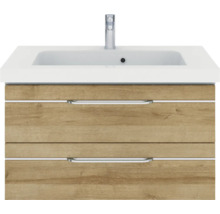 Waschtischunterschrank mit zwei Schubladen und Waschbecken