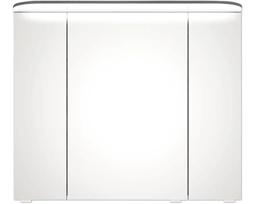 Weißer Badezimmerschrank mit drei Türen