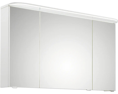 Spiegelschrank mit Beleuchtung und drei Türen