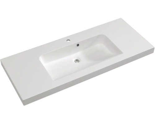 Waschtischplatte mit rechteckigem Becken