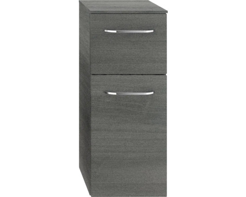 Hochschrank mit zwei Schubladen für Badezimmer