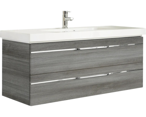 Waschtischunterschrank mit zwei Schubladen und Waschbecken