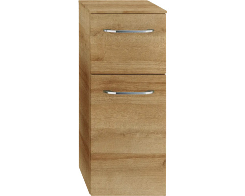 Hochschrank mit zwei Schubladen im Badezimmer