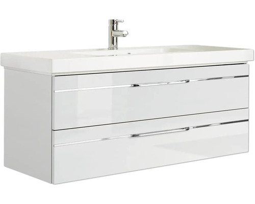 Waschtischunterschrank mit zwei Schubladen und Waschbecken