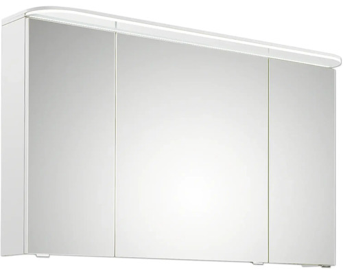 Spiegelschrank mit Beleuchtung und drei Türen