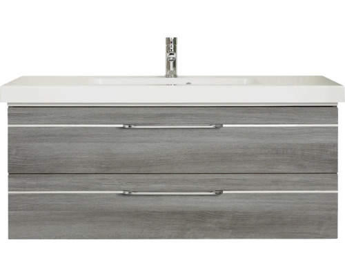 Waschtischunterschrank mit zwei Schubladen und Waschbecken