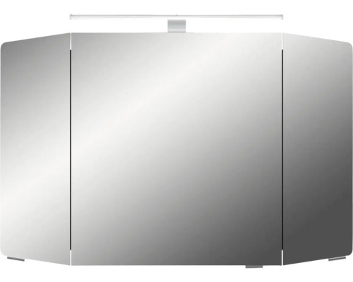 Spiegelschrank mit drei Türen und Beleuchtung