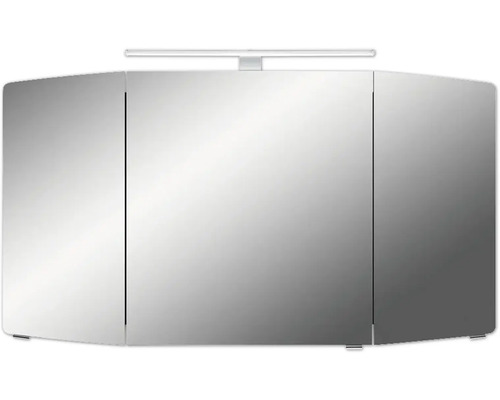 Dreitüriger Spiegelschrank mit Beleuchtung für das Badezimmer