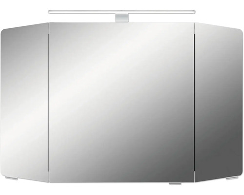 Dreitüriger Spiegelschrank mit Beleuchtung