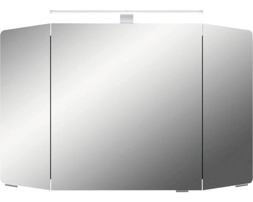 Dreitüriger Spiegelschrank mit Beleuchtung