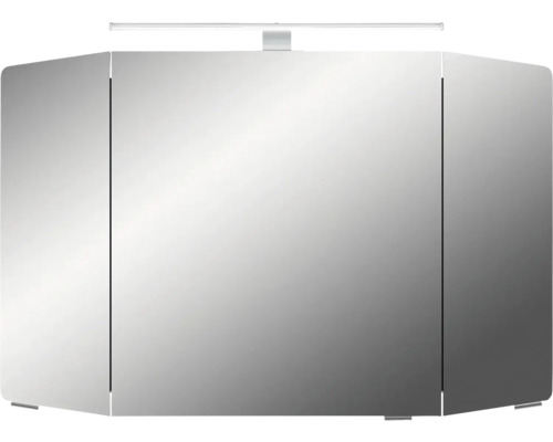 Dreitüriger Spiegelschrank mit Beleuchtung