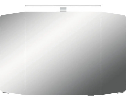 Spiegelschrank mit drei Türen und Beleuchtung