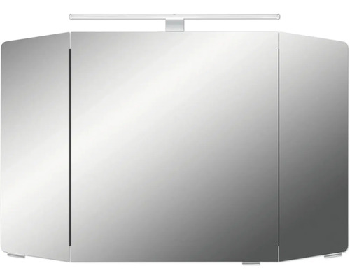 Dreifachspiegel mit Beleuchtung für das Badezimmer