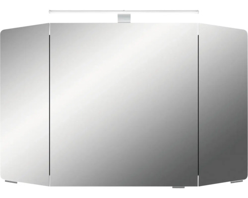 Dreitüriger Spiegelschrank mit Beleuchtung