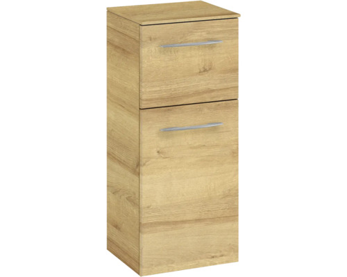Badezimmer Unterschrank mit zwei Schubladen in Holzoptik