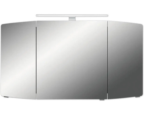 Dreitüriger Spiegelschrank mit Beleuchtung für das Badezimmer