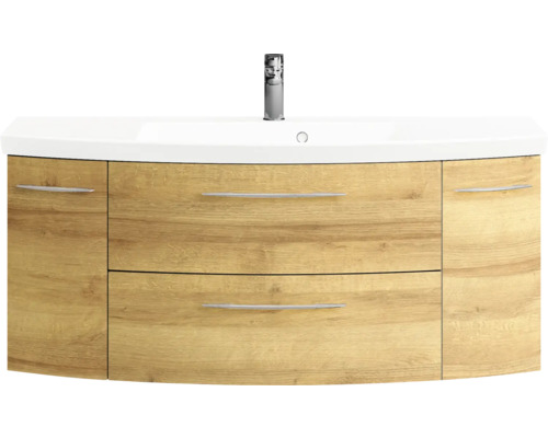 Waschtischunterschrank mit Waschbecken und Armatur