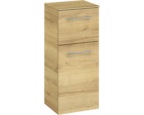 Waschbeckenunterschrank mit zwei Schubladen im Holzdekor