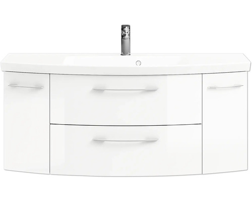 Waschtischunterschrank mit zwei Schubladen und zwei Türen