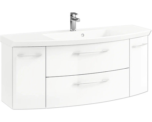 Waschtisch mit Unterschrank, zwei Schubladen und zwei Türen