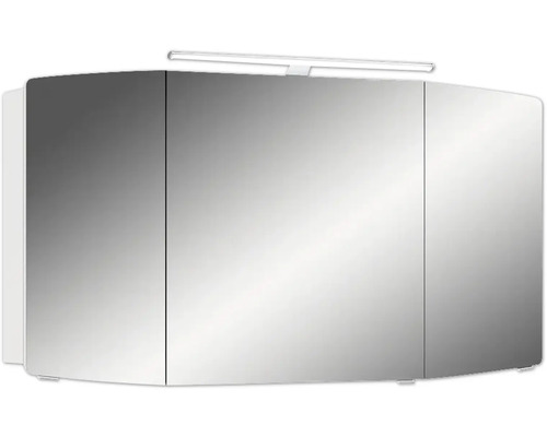 Spiegelschrank mit Beleuchtung und drei Türen