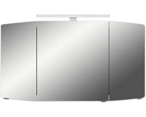 Spiegelschrank mit drei Türen und Beleuchtung