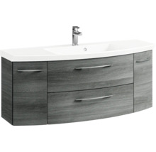 Waschtischunterschrank mit Waschbecken und zwei Schubladen
