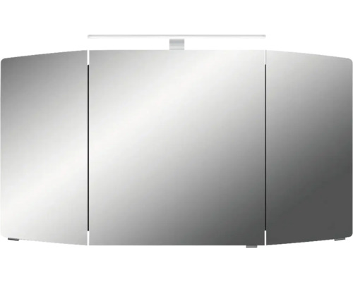 Dreitüriger Spiegelschrank mit Beleuchtung für das Badezimmer