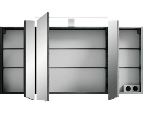 Spiegelschrank mit Beleuchtung und Steckdose