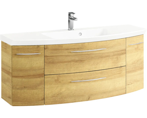 Waschtischunterschrank mit Waschbecken und Armatur