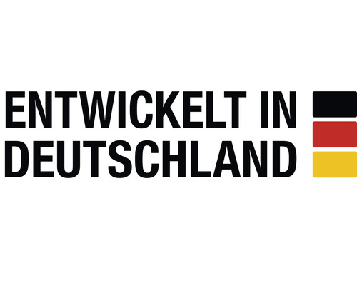Entwickelt in Deutschland Siegel