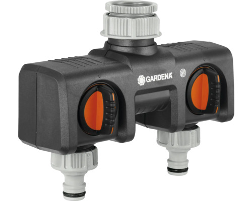 Gardena Wasserverteiler, Zweiwegeverteiler für den Garten