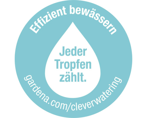 Effizient bewässern Symbol