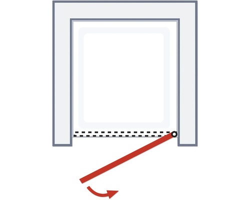 Illustration eines Toilettendeckels mit Absenkautomatik
