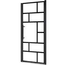 Duschtür in Nische SCHULTE ExpressPlus Alexa Style 2.0 80 cm Profilfarbe schwarz Glasdekor Atelier mit Schmutzabweisende Glasbeschichtung-thumb-3 Duschtür in Nische SCHULTE ExpressPlus Alexa Style 2.0 80 cm Profilfarbe schwarz Glasdekor Atelier mit Schmutzabweisende Glasbeschichtung-thumb-3