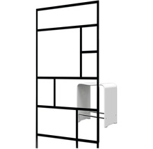 Duschtür in Nische SCHULTE ExpressPlus Alexa Style 2.0 80 cm Profilfarbe schwarz Glasdekor Atelier mit Schmutzabweisende Glasbeschichtung-thumb-4 Duschtür in Nische SCHULTE ExpressPlus Alexa Style 2.0 80 cm Profilfarbe schwarz Glasdekor Atelier mit Schmutzabweisende Glasbeschichtung-thumb-4