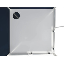 Fertigdusche Aurlane Blue River Square 2,0 90 x 90 x 219 cm silbergrau-thumb-3