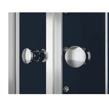 Fertigdusche Aurlane Blue River Round 2,0 90 x 90 x 219 cm silbergrau-thumb-4