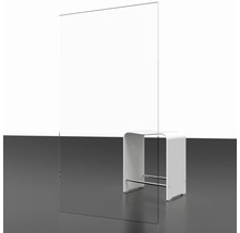 Eckeinstieg SCHULTE ExpressPlus Alexa Style 2.0 100 x 100 cm Profilfarbe schwarz Klarglas mit Schmutzabweisende Glasbeschichtung-thumb-3