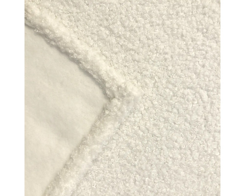 Nahaufnahme einer weißen Fleecedecke