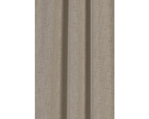 Vorhang mit Gardinenband Sundown taupe 140 x 255 cm | HORNBACH
