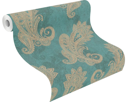 Tapetenrolle mit Paisley Muster