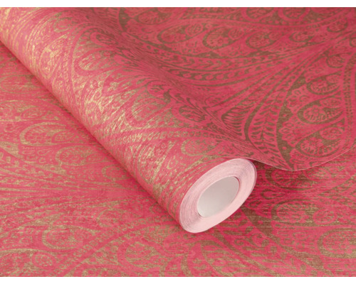 Tapetenrolle mit Paisley Muster