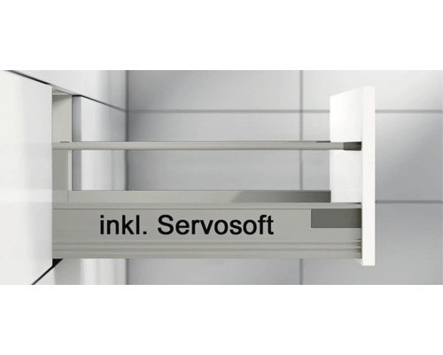 Küchenschublade mit Servosoft Funktion